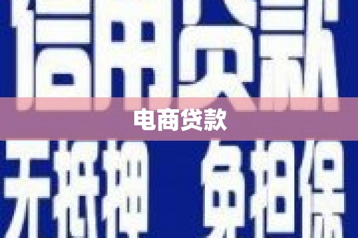 郧西电商贷款