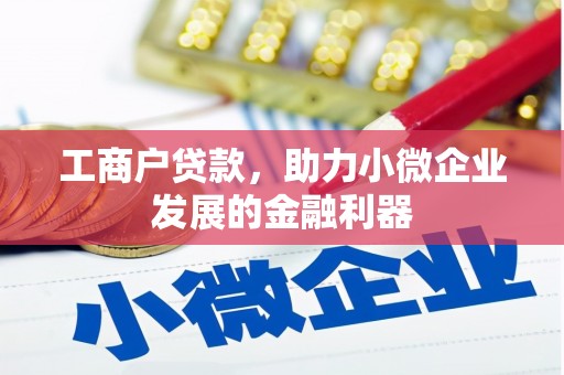 郧西工商户贷款，助力小微企业发展的金融利器