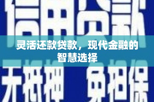 郧西灵活还款贷款，现代金融的智慧选择