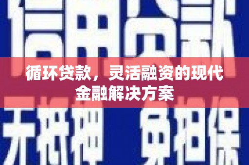 郧西循环贷款，灵活融资的现代金融解决方案