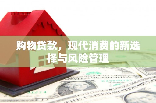 郧西购物贷款，现代消费的新选择与风险管理