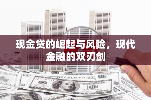 郧西现金贷的崛起与风险，现代金融的双刃剑