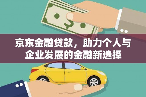 郧西京东金融贷款，助力个人与企业发展的金融新选择