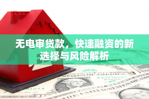 郧西无电审贷款，快速融资的新选择与风险解析