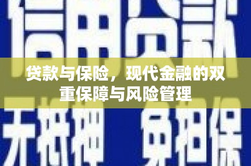 郧西贷款与保险，现代金融的双重保障与风险管理