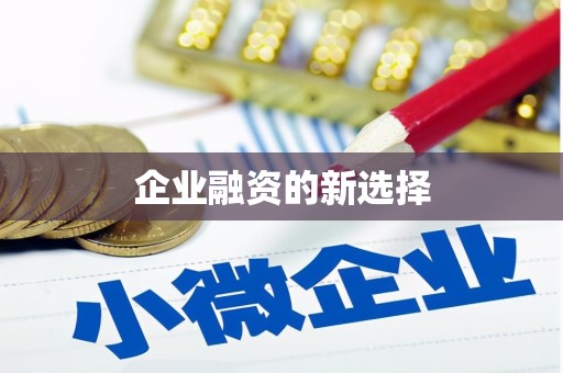 郧西企业融资的新选择
