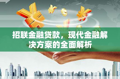 郧西招联金融贷款，现代金融解决方案的全面解析