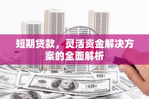 郧西短期贷款，灵活资金解决方案的全面解析