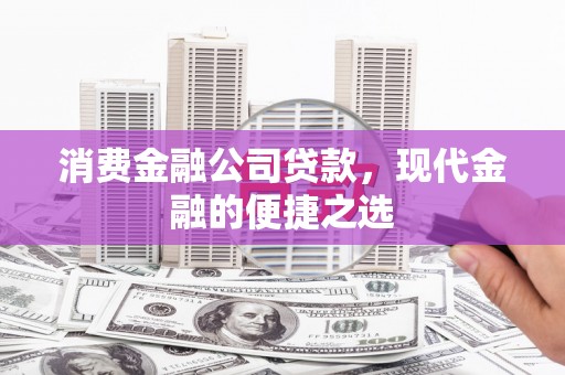 郧西消费金融公司贷款，现代金融的便捷之选