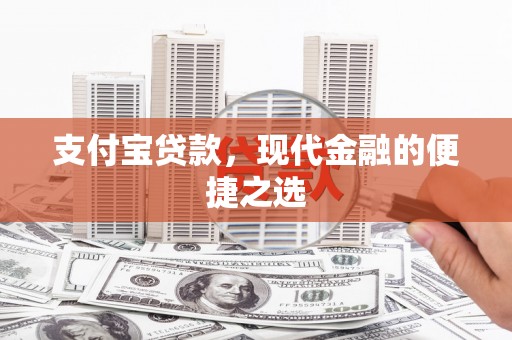 郧西支付宝贷款，现代金融的便捷之选