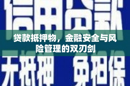 郧西贷款抵押物，金融安全与风险管理的双刃剑