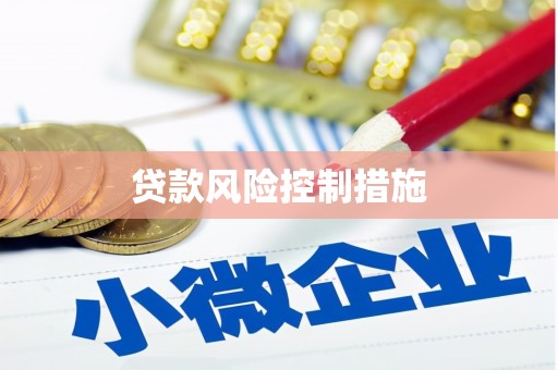 郧西贷款风险控制措施